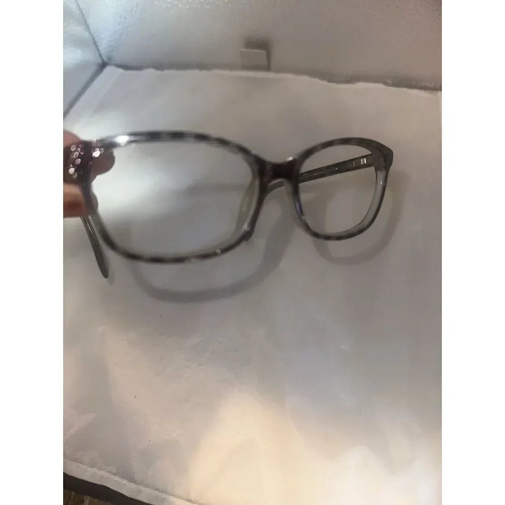 Jimmy Choo Glitter Frame Glasses Gray‎ Italy 140 Lxs 140 Frame Only